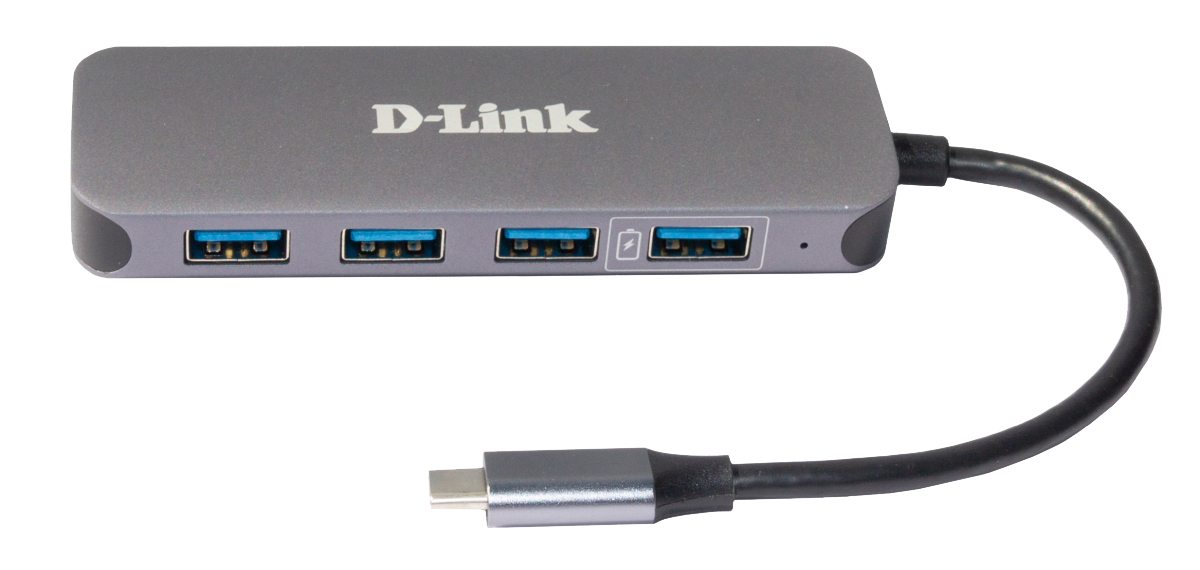 D-Link USB-C naar 4-poorts USB 3.0-hub met stroomvoorziening DUB-2340 - Afbeelding 3