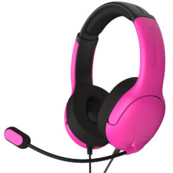 PDP Nebula Headset Bedraad Hoofdband Gamen Zwart, Roze - Afbeelding 2