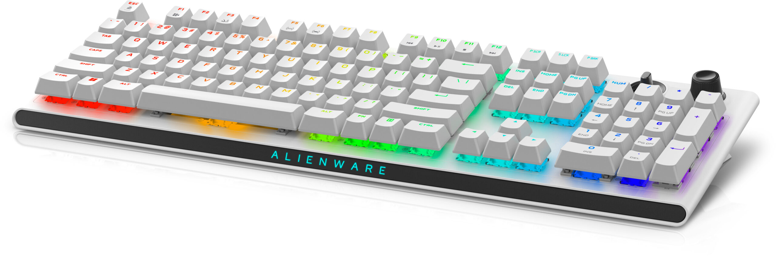 Alienware Tri-Mode AW920K toetsenbord Gamen USB + RF Wireless + Bluetooth Wit - Afbeelding 5