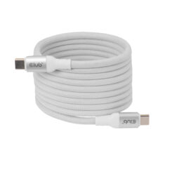 CLUB3D CLUB 3D USB-C Magnetic-Coil kabel Wit - Afbeelding 2