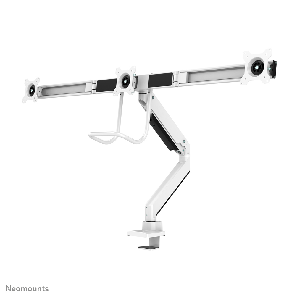 Neomounts NM-D775DX3WHITE flat panel bureau steun 68,6 cm (27") Wit - Afbeelding 6