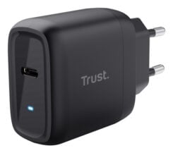 Trust Maxo GaN USB-C Oplader – USB-C oplader – Snellader – USB-C wandoplader – 45 W – Zwart