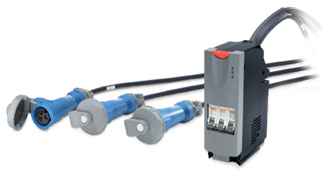 APC IT stroomverdelingsmodule 3x1 pool 3 draden 32A 3xIEC309 300cm, 360cm, 420cm - Afbeelding 5
