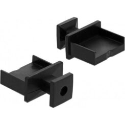 DeLOCK 64009 stopcontactbeveiliging USB Type-A Zwart 10 stuk(s)