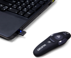 DICOTA D30933 Draadloze presenter RF Zwart