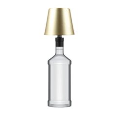 AddLiving LED Flaschenleuchte Gold