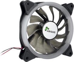 Inter-Tech Argus RS-051 RGB Computer behuizing Ventilator 12 cm Zwart
