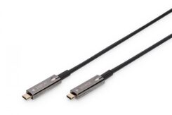 Digitus AK-330160-200-S USB-kabel USB 3.2 Gen 1 (3.1 Gen 1) 20 m USB C Zwart