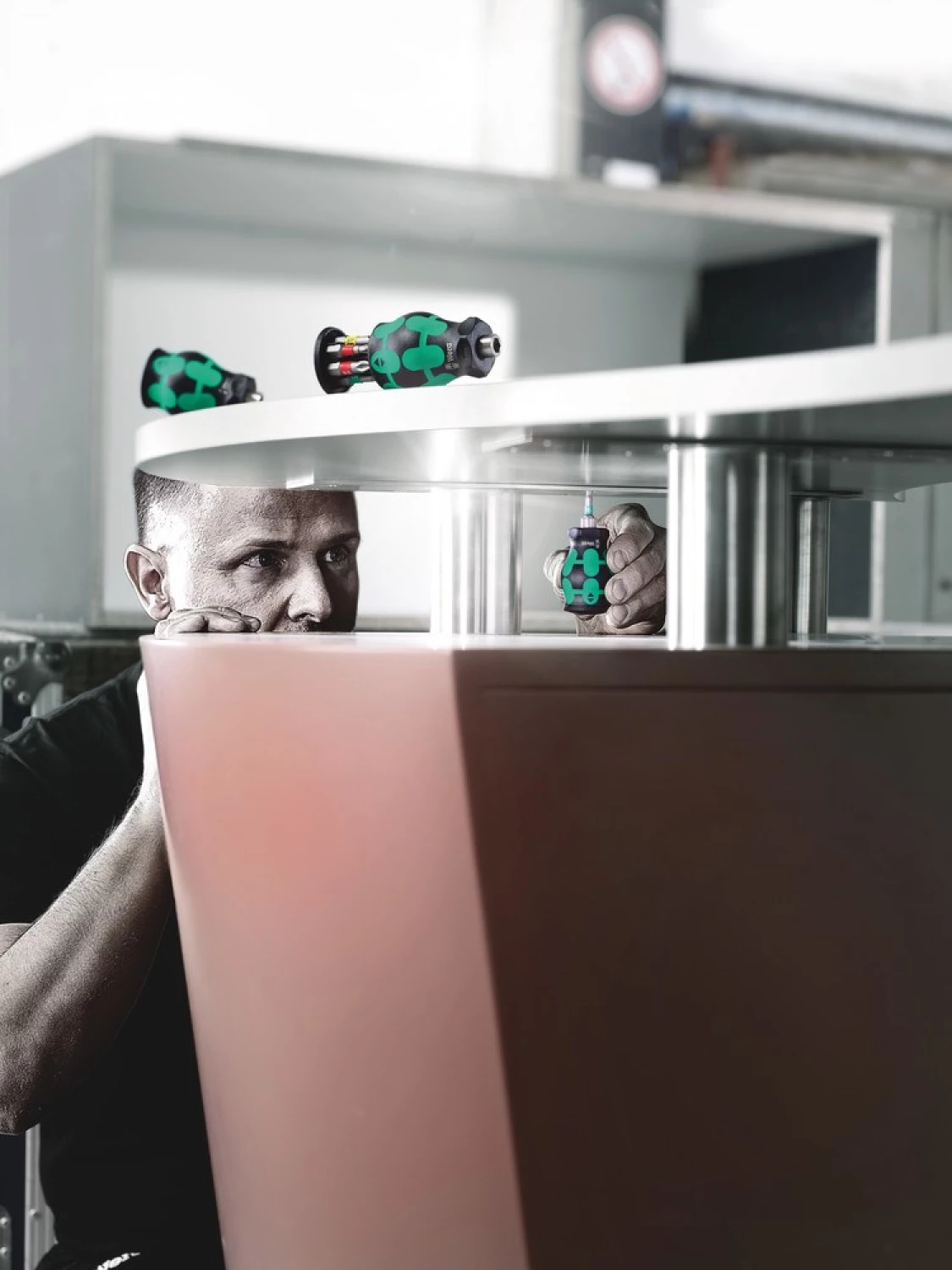 Wera Kraftform Kompakt Stubby Magazin 2 Schroevendraaier met meerdere bits Rechte schroevendraaier