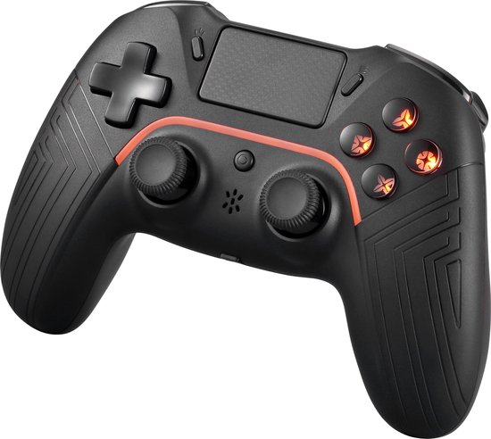 Deltaco Gaming GAM-139 game controller Zwart Bluetooth/USB Gamepad Digitaal Android, PC, PlayStation 4
