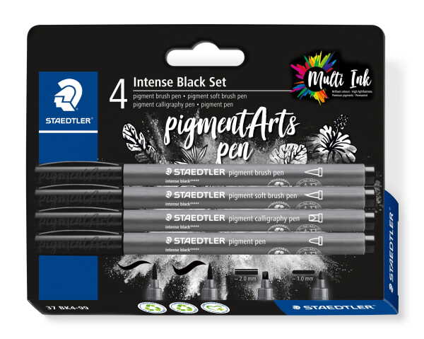 STAEDTLER Intense zwart Set 3ST