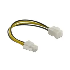 DeLOCK Power cable P4 male/female 0,15 m