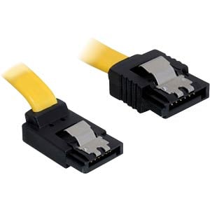 DeLOCK 0.2m SATA Cable SATA-kabel 0,2 m Geel