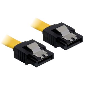 DeLOCK 0.5m SATA Cable SATA-kabel 0,5 m Geel