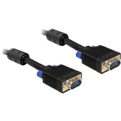 DeLOCK 15m VGA Cable VGA kabel VGA (D-Sub) Zwart