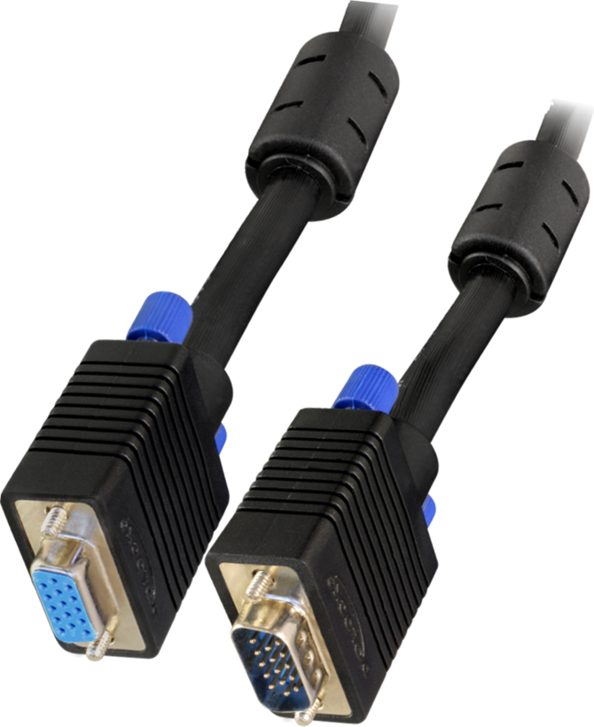 DeLOCK 2m VGA Cable VGA kabel VGA (D-Sub) Zwart