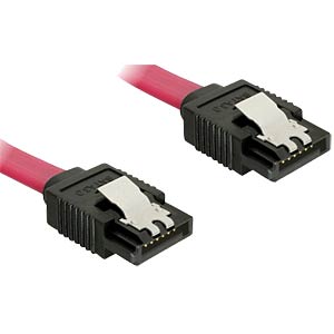 DeLOCK 82674 SATA-kabel 0,1 m Rood