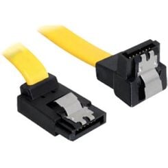 DeLOCK 0.7m SATA M/M SATA-kabel 0,7 m Geel