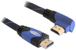DeLOCK 3m High Speed HDMI 1.4 HDMI kabel HDMI Type A (Standaard) Zwart, Blauw