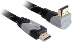 DeLOCK 1m High Speed HDMI 1.4 HDMI kabel HDMI Type A (Standaard) Zwart, Grijs