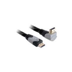 DeLOCK 3m High Speed HDMI 1.4 HDMI kabel HDMI Type A (Standaard) Zwart, Grijs