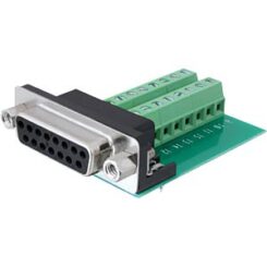 DELOCK Terminalblock > D-Sub 15 Pin Gameport Buchse