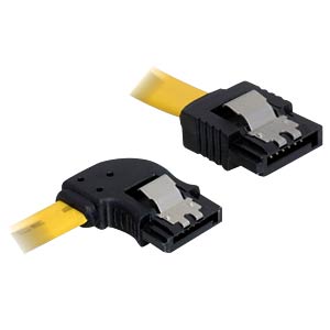 DeLOCK SATA 50cm SATA-kabel 0,5 m Geel