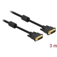 DeLOCK 83112 DVI kabel 3 m DVI-I Zwart
