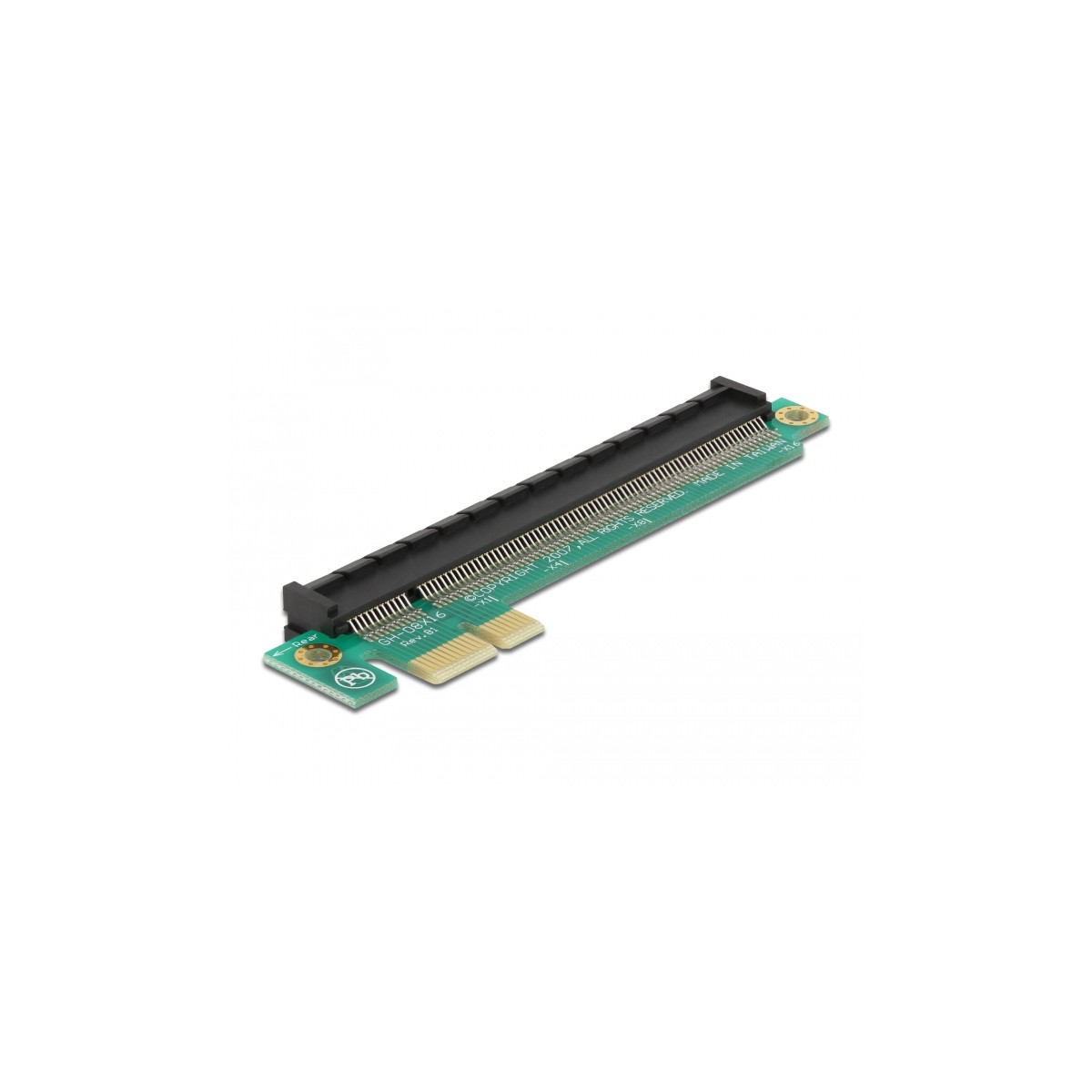 DeLOCK Riser PCIe x1 - PCIe x16 interfacekaart/-adapter Intern