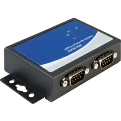 DeLOCK 87586 seriële converter/repeater/isolator Zwart