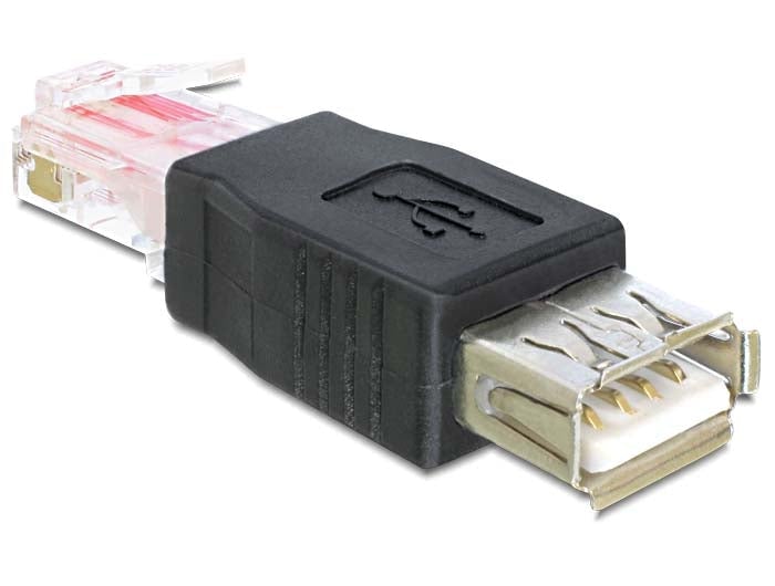 DeLOCK USB - RJ45 USB 2.0 Zwart