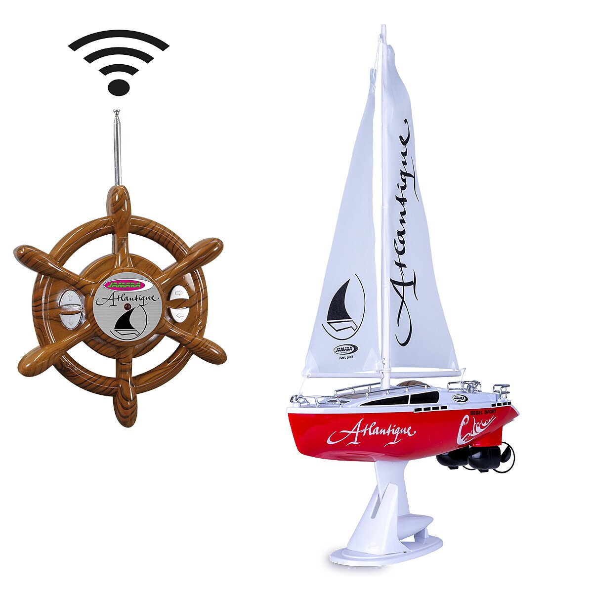 Jamara Atlantique Segelboot 2 kanaals 27Mhz 8+