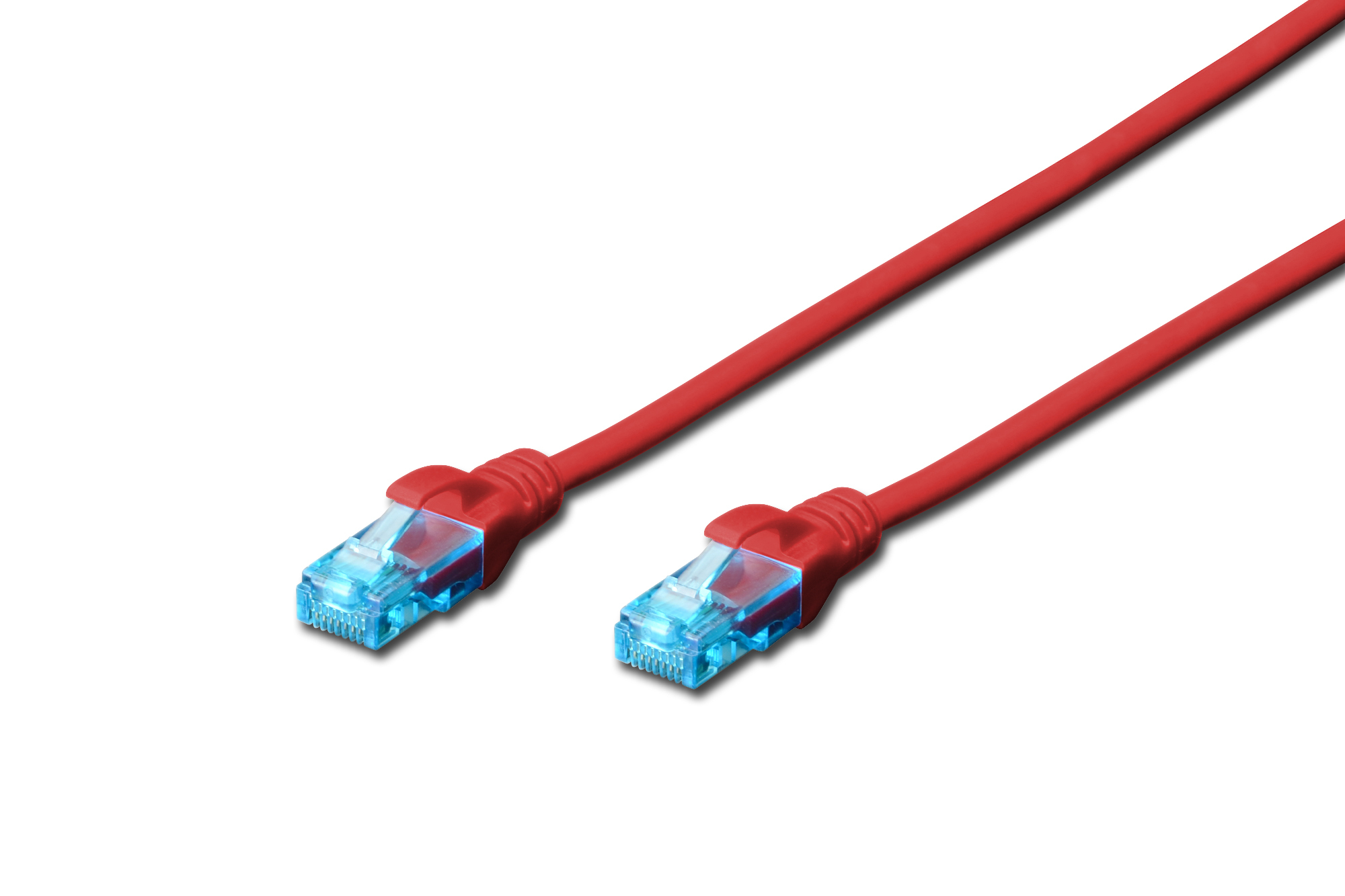 Digitus DK-1512-050/R netwerkkabel Rood 5 m Cat5e U/UTP (UTP)