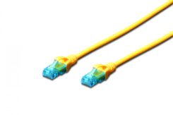 Digitus DK-1512-020/Y netwerkkabel Geel 2 m Cat5e U/UTP (UTP)
