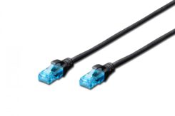 Digitus DK-1512-050/BL netwerkkabel Zwart 5 m Cat5e U/UTP (UTP)