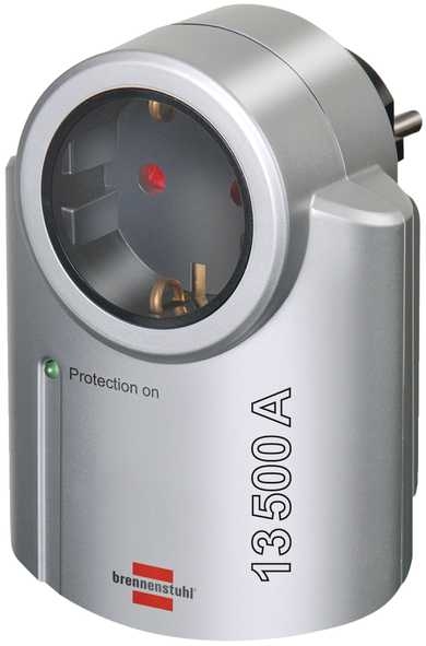 Brennenstuhl Primera-Line overspanningsadapter, 1 socket