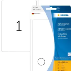 Universele etiketten 100x149 mm wit 32 St.