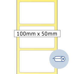 Rol etiketten 100x50 mm