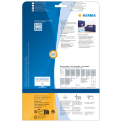 Etiketten folie zilver 58.4x42.3 ovaal A4 LaserCopy