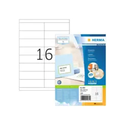 Etiketten wit 105x33.8 Premium A4 1600 st.