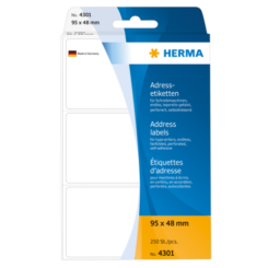 HERMA 4301 adreslabels Wit