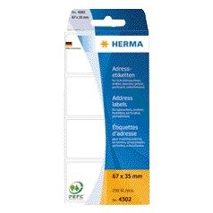HERMA 4302 adreslabels Wit