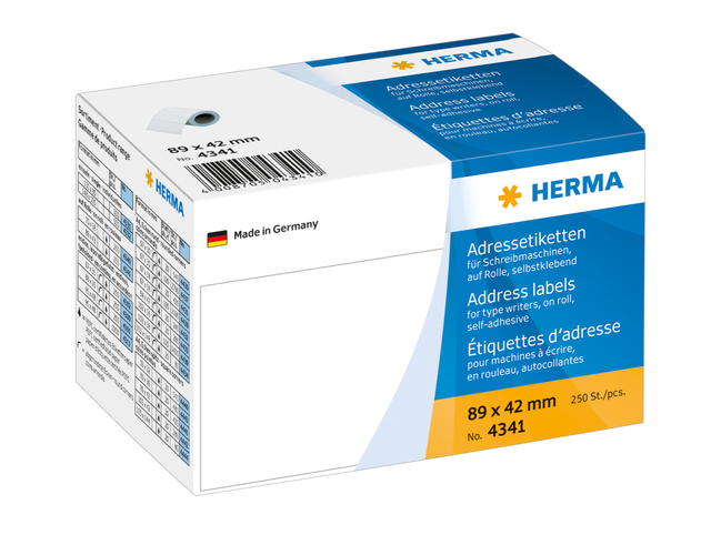 HERMA 4341 adreslabels Wit