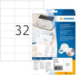 HERMA 4443 adreslabels Wit