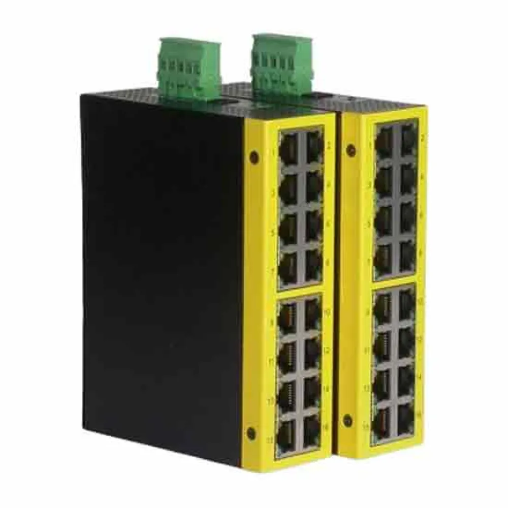 KTI Networks LAN poorten: 16 x 10/100 Mbps, RJ-45