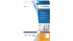 HERMA 5032 niet-klevende labels 125 stuk(s) Wit Rechthoek