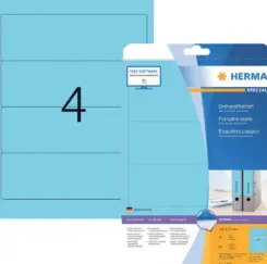 HERMA 5098 printeretiket Blauw Zelfklevend printerlabel