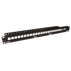Molex Patchpaneel  shielded 24 poorten voor keystones met kabel management bar
