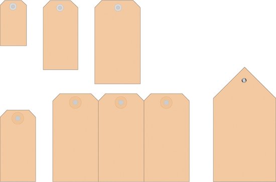HERMA 6070 niet-klevende labels 250 stuk(s) Bruin