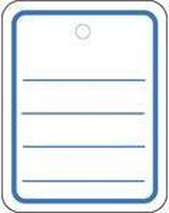 Productlabel 35x45mm zonder draad 1000 St.